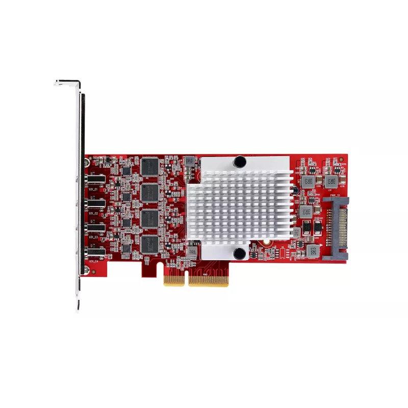 StarTech.com Κάρτα PCIe USB Type-C 4 θυρών, USB 3.2 10Gbps, Κάρτα επέκτασης USB-C PCI Express, 4x ανεξάρτητοι ελεγκτές USB, Windows/Linux/macOS, συμμορφούμενη με TAA