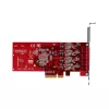 StarTech.com Κάρτα PCIe USB Type-C 4 θυρών, USB 3.2 10Gbps, Κάρτα επέκτασης USB-C PCI Express, 4x ανεξάρτητοι ελεγκτές USB, Windows/Linux/macOS, συμμορφούμενη με TAA