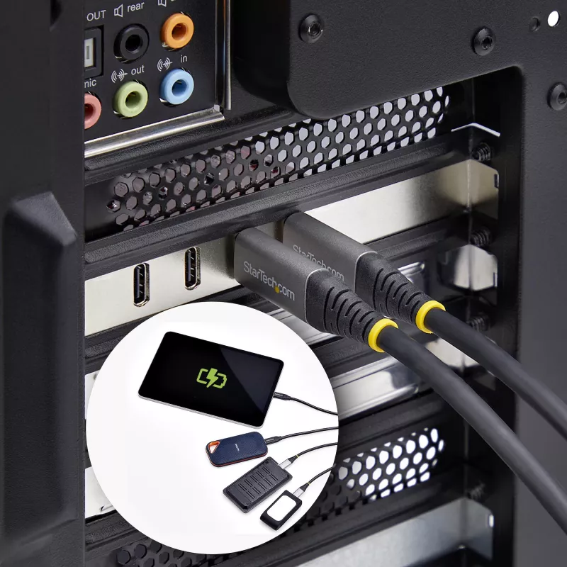 StarTech.com Κάρτα PCIe USB Type-C 4 θυρών, USB 3.2 10Gbps, Κάρτα επέκτασης USB-C PCI Express, 4x ανεξάρτητοι ελεγκτές USB, Windows/Linux/macOS, συμμορφούμενη με TAA