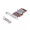 StarTech.com Κάρτα PCIe USB Type-C 4 θυρών, USB 3.2 10Gbps, Κάρτα επέκτασης USB-C PCI Express, 4x ανεξάρτητοι ελεγκτές USB, Windows/Linux/macOS, συμμορφούμενη με TAA