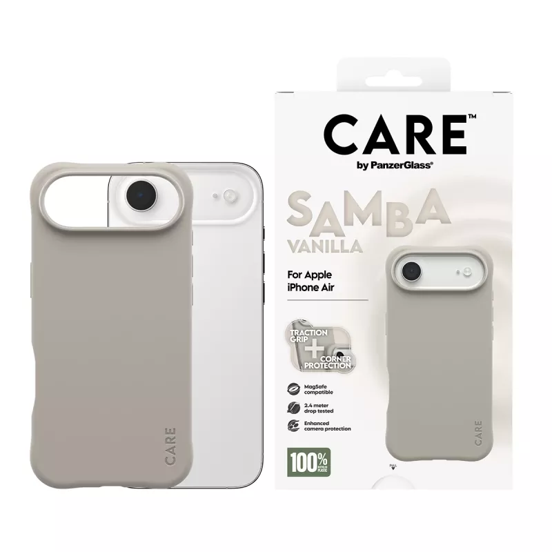 Θήκη PanzerGlass CARE by μοντέρνα θήκη Samba Vanilla MagSafe iPhone 17 Air