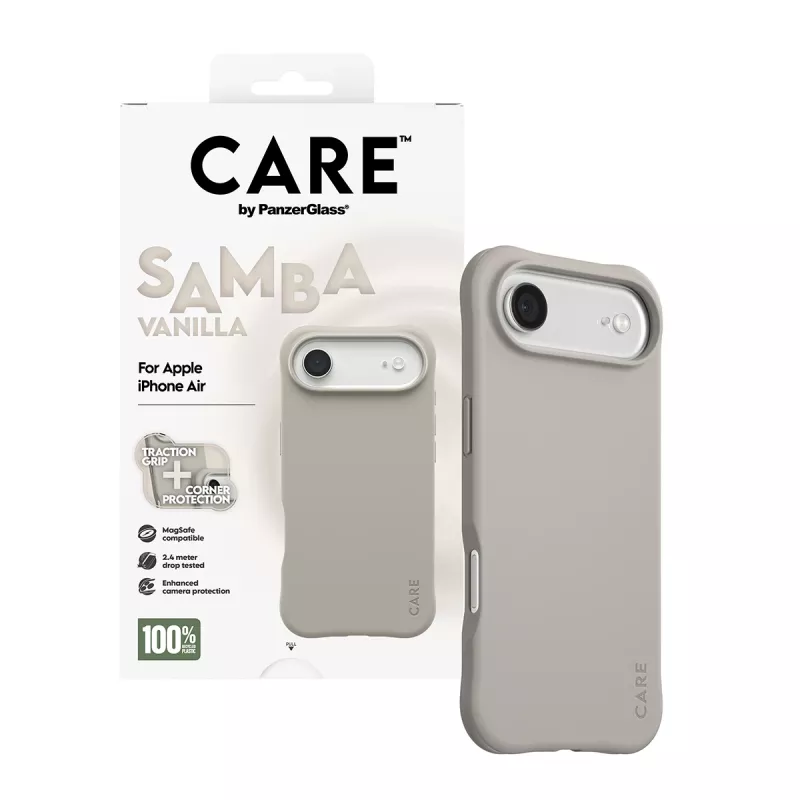 Θήκη PanzerGlass CARE by μοντέρνα θήκη Samba Vanilla MagSafe iPhone 17 Air