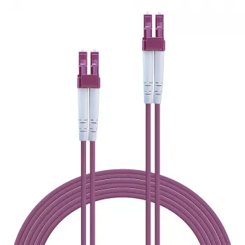 Καλώδιο οπτικών ινών Lindy LC/LC OM4, 1m