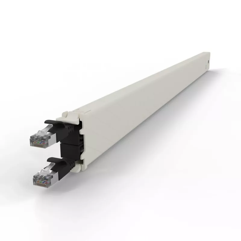Καλώδιο δικτύου PATCHBOX CONE30STPBK RJ-45 Cat6a 1,8 m μαύρο