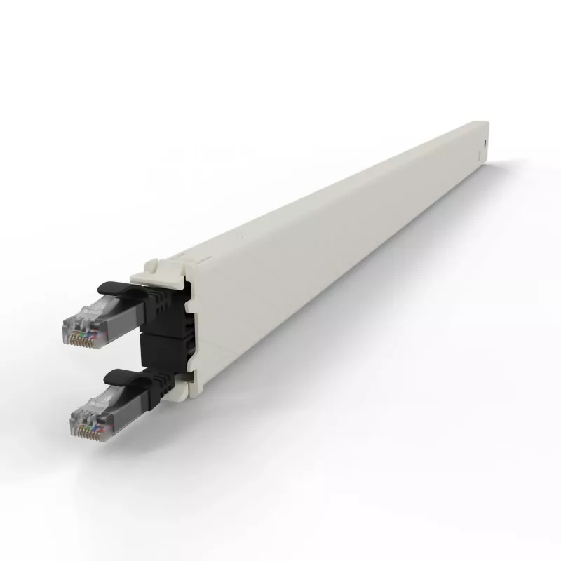 PATCHBOX patchbox.one CONE30UTPBK ανασυρόμενη κασέτα καλωδίου διασύνδεσης, 30RU, Cat6a, UTP, μαύρη