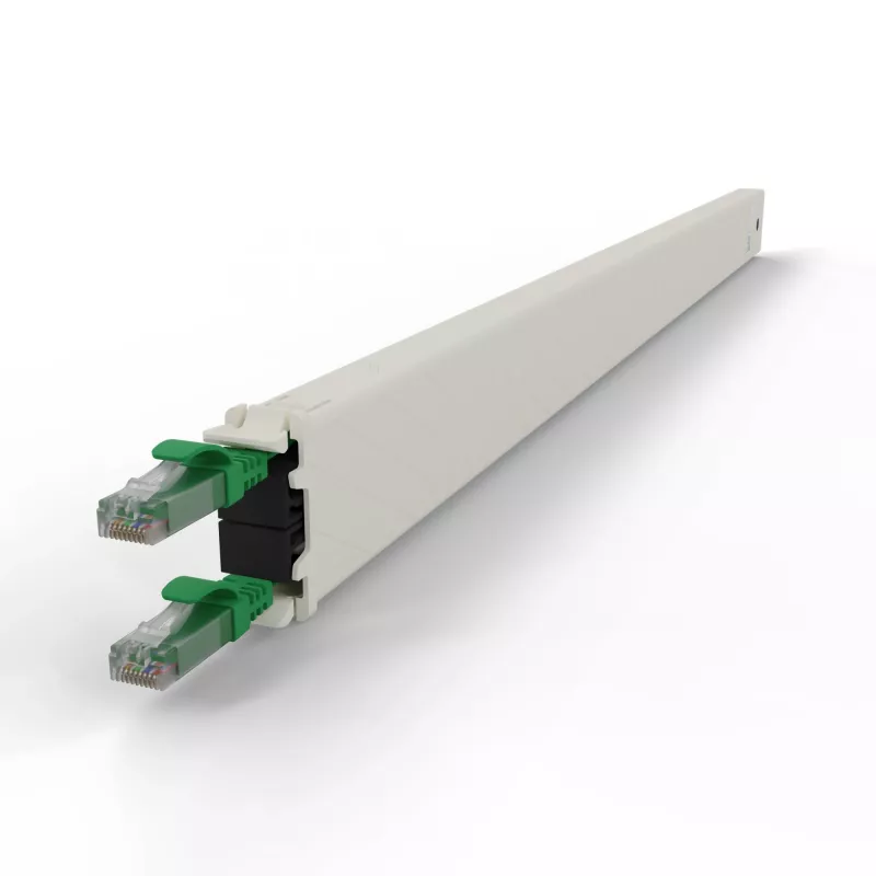 PATCHBOX patchbox.one CONE30UTPGR ανασυρόμενη κασέτα καλωδίου διασύνδεσης, 30RU, Cat6a, UTP, πράσινη