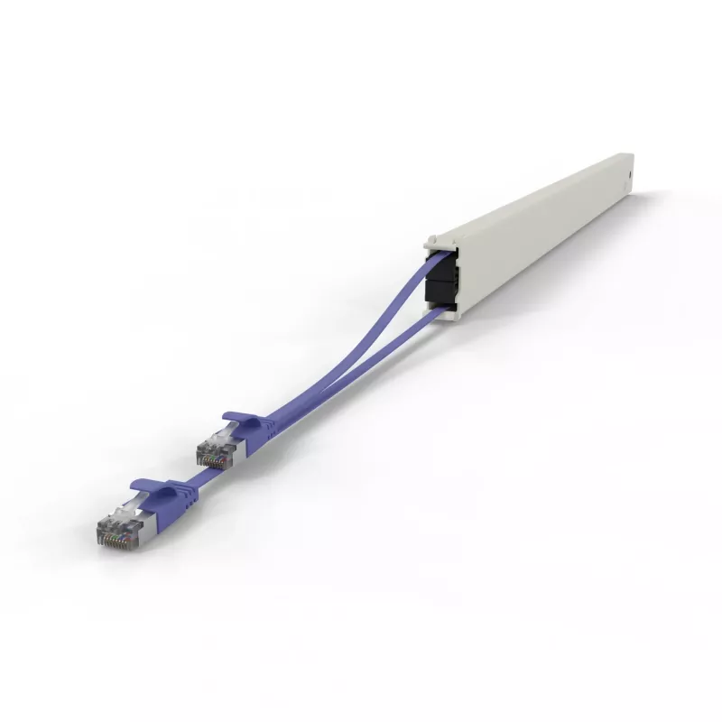 PATCHBOX patchbox.one CONE46STPVI κασέτα καλωδίου σύνδεσης, 46RU, Cat6a, STP, μοβ