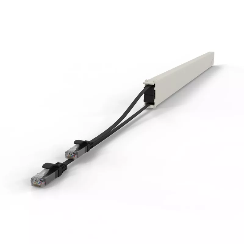 PATCHBOX patchbox.one CONE46UTPBK ανασυρόμενη κασέτα καλωδίου σύνδεσης, 46RU, Cat6a, UTP, μαύρη