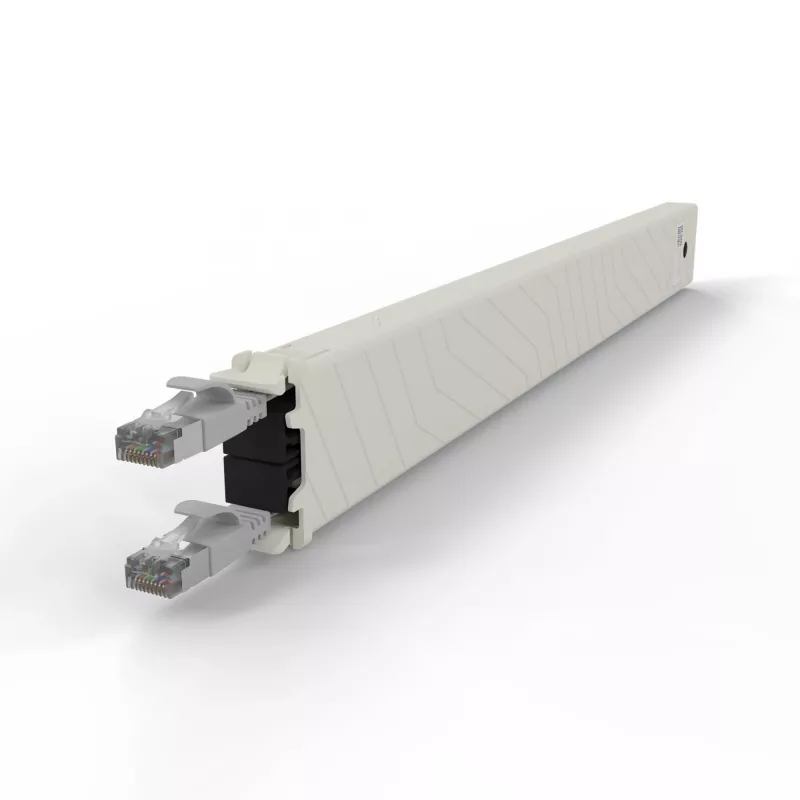 Καλώδιο δικτύου PATCHBOX CONEX8STPSL RJ-45 Cat6a 0,8 m γκρι