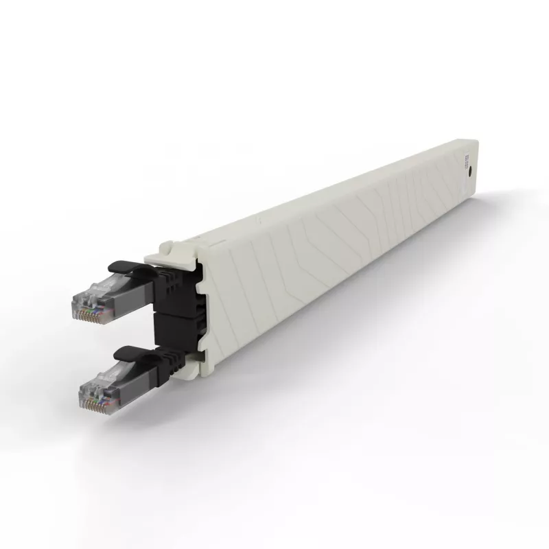 PATCHBOX patchbox.one CONEX8UTPBK ανασυρόμενη κασέτα καλωδίου σύνδεσης, 8RU, Cat6a, UTP, μαύρη