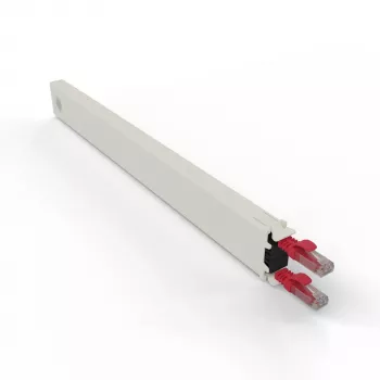 PATCHBOX .one CONEX8UTPRD 8RU Cat6a UTP ανασυρόμενη χάλκινη κασέτα, κόκκινη