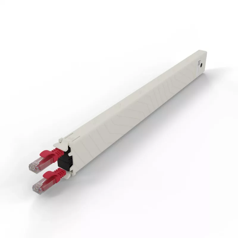 PATCHBOX .one CONEX8UTPRD 8RU Cat6a UTP ανασυρόμενη χάλκινη κασέτα, κόκκινη