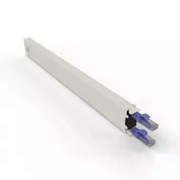PATCHBOX .one CONEX8UTPVI 8RU Cat6a UTP ανασυρόμενη χάλκινη κασέτα, βιολετί