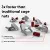 Βίδες & παξιμάδια PATCHBOX dvmnt50RD M6 αλουμίνιο χάλυβας 50 τεμ.