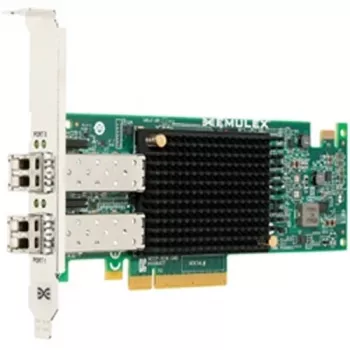 Broadcom Emulex LPe31002-M6 Gen 6 HBA Fibre Channel 16Gb διπλής θύρας, PCIe 3.0 x8, με δυνατότητα αναβάθμισης σε 32Gb