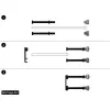 Πάνελ διαχείρισης καλωδίων PATCHBOX Patchcatch Solo συσκευασία 24 τεμ. μαύρο κόκκινο