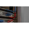 Πάνελ διαχείρισης καλωδίων PATCHBOX Patchcatch Solo συσκευασία 24 τεμ. μαύρο κόκκινο
