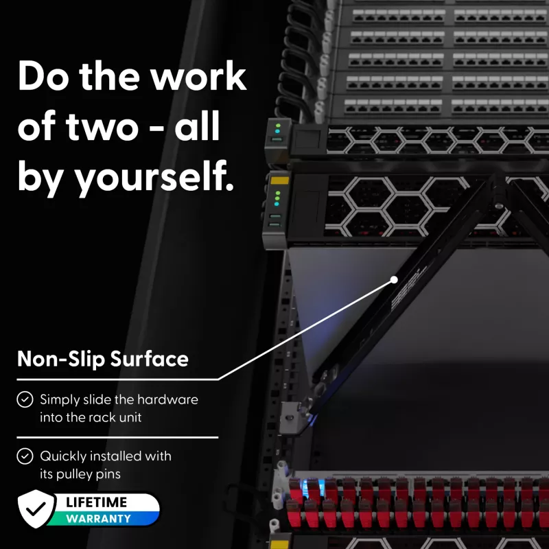 Εργαλείο εγκατάστασης PATCHBOX PBXEXE2 μαύρο αλουμίνιο ανοξείδωτο χάλυβα 48,3 cm