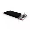 PATCHBOX .one PONEFRAME πλαίσιο patch panel για έως 24 κασέτες, με ράγες στερέωσης, ατσάλι, μαύρο RAL 9005