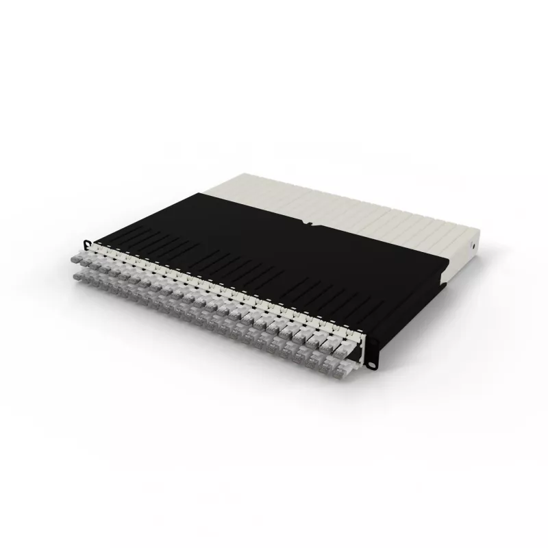 PATCHBOX .one PONEX8STPWH 8RU Cat6a U/FTP σύστημα ανασυρόμενων καλωδίων patch, 0,8 m, RJ-45, 10 Gbit/s, PoE, 24 κασέτες, λευκό