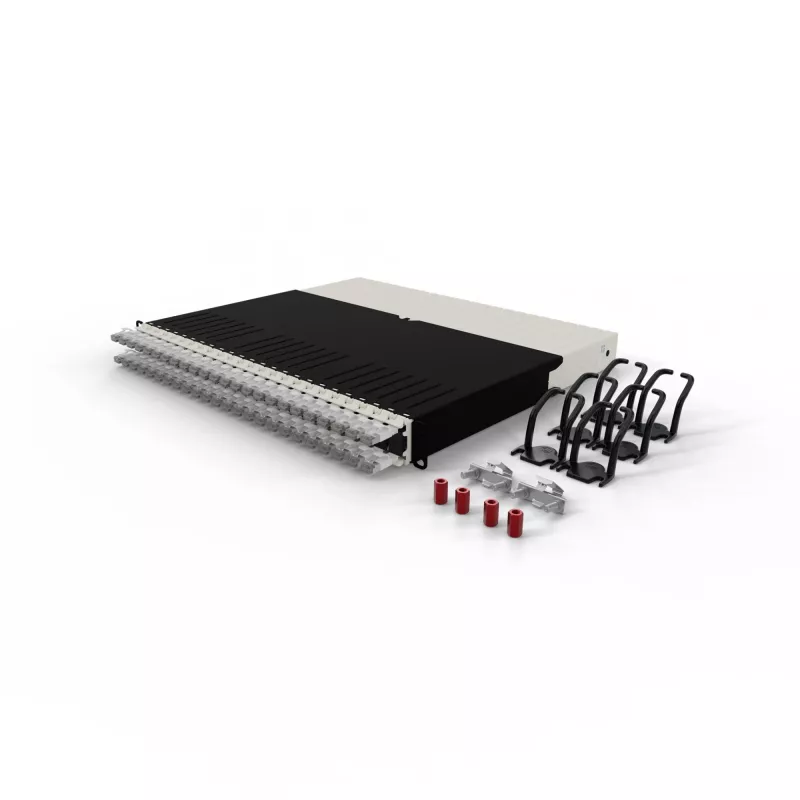 PATCHBOX .one PONEX8STPWH 8RU Cat6a U/FTP σύστημα ανασυρόμενων καλωδίων patch, 0,8 m, RJ-45, 10 Gbit/s, PoE, 24 κασέτες, λευκό