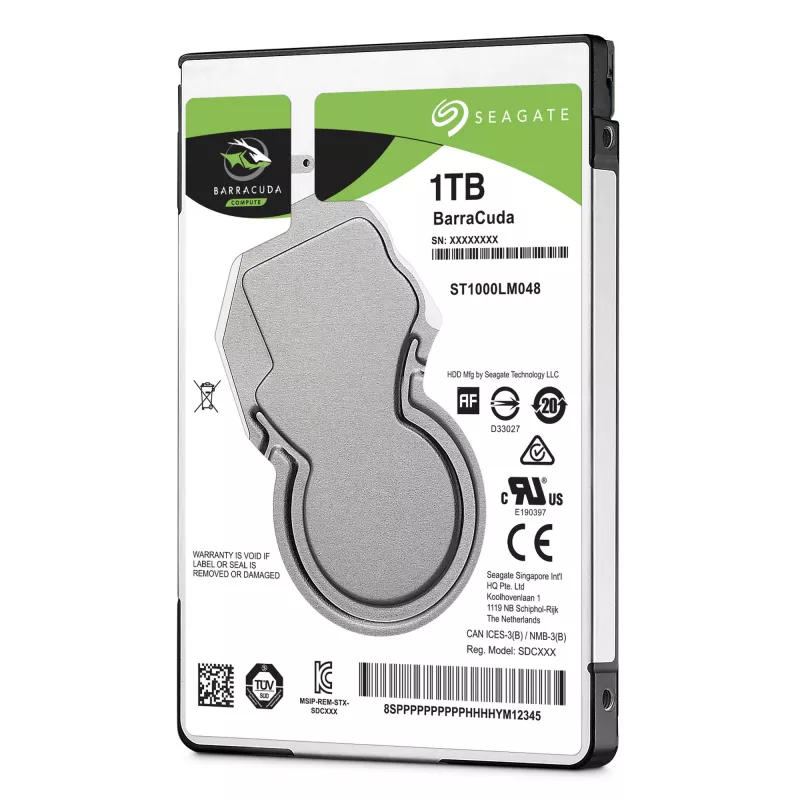 HDD Seagate BarraCuda 1000GB 2.5 ίντσες SATA ST1000LM048