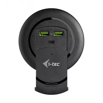 Φορτιστής i-tec Εντοιχισμένος ταχυφορτιστής γραφείου USB-C PD 3.0 + 3x USB 3.0 QC3.0 96 W