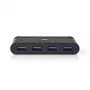 USB Hub Nedis TCARF200BK USB 3.2 Gen 1 Type-C Μαύρο