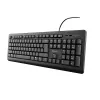 Trust TK-150 Πληκτρολόγιο Γραφείου USB QWERTZ Γερμανικό Μαύρο
