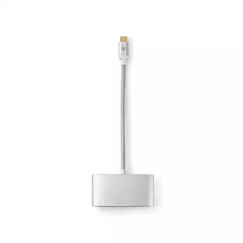 Dock laptop Nedis CCTB64765AL02 Ασημί 5 Gbit/s