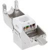 InLine RJ45 Keystone Jack Snap-In μονάδα Cat.6a, σχεδίαση slim