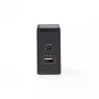 Φορτιστής κινητής συσκευής Nedis WCPD45W100BK Universal μαύρο USB εσωτερικού χώρου