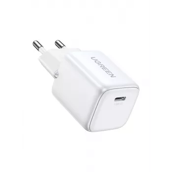 Φορτιστής εσωτερικού χώρου Ugreen 15324 Universal λευκό AC 1 θύρα USB Type-C