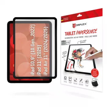 Displex TABLET PAPERSENSE για iPad 10,9 inch (10.)/11 inch (2025)/Air 11 inch (2024/2025), αφαιρούμενη μεμβράνη γραφής ή σχεδίασης με αίσθηση χαρτιού
