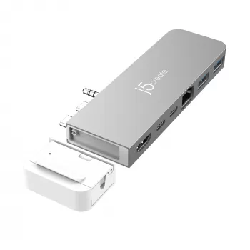 USB Hub j5create JCD395 4K60 Elite Pro ενσύρματο USB4 με κιτ MagSafe