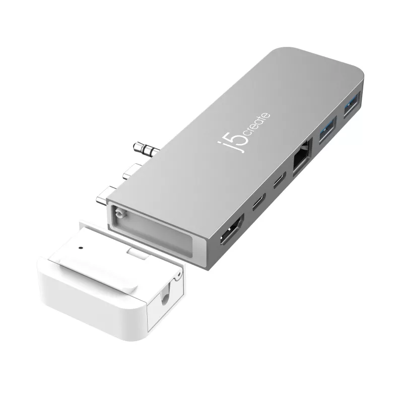 USB Hub j5create JCD395 4K60 Elite Pro ενσύρματο USB4 με κιτ MagSafe
