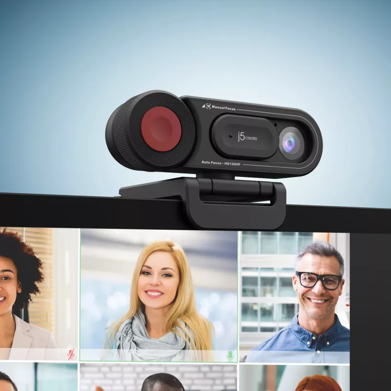 j5create JVU250 HD Webcam με διακόπτη αυτόματης και χειροκίνητης εστίασης