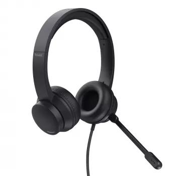 Trust Ayda headset ενσύρματο head-band κλήσεις/μουσική μαύρο