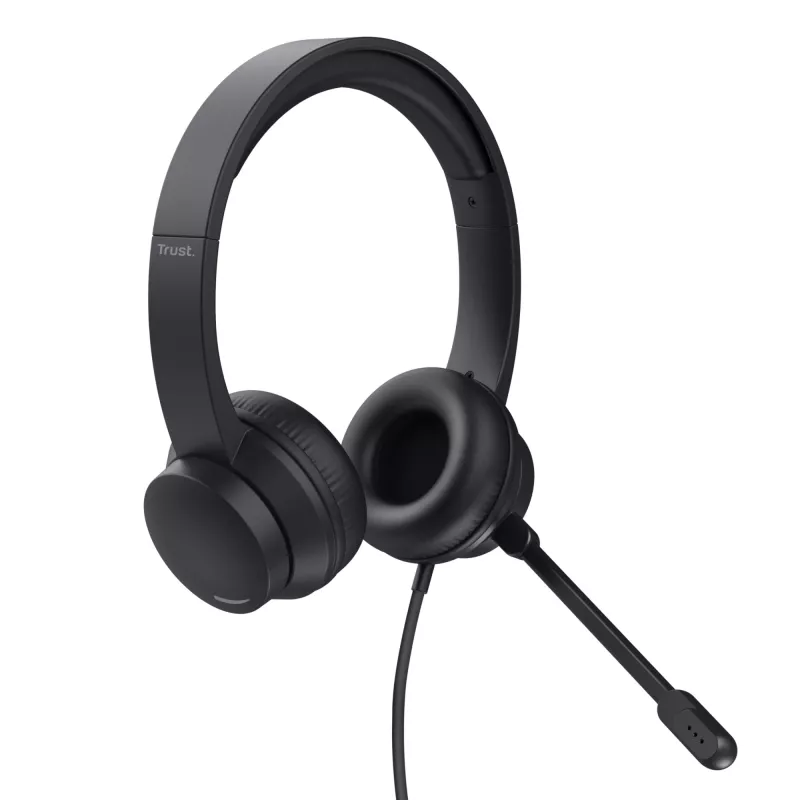 Trust Ayda headset ενσύρματο head-band κλήσεις/μουσική μαύρο