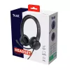 Trust Ayda headset ενσύρματο head-band κλήσεις/μουσική μαύρο