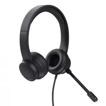 Trust Ayda headset ενσύρματο headset head-band κλήσεις/μουσική μαύρο