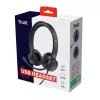 Trust Ayda headset ενσύρματο headset head-band κλήσεις/μουσική μαύρο