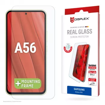 Μεμβράνη προστασίας οθόνης Displex (10H) για Samsung Galaxy A56, Eco πλαίσιο τοποθέτησης, ανθεκτική στις γρατσουνιές