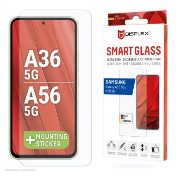 Smart Glass Displex (9H) για Samsung Galaxy A36/A56, αυτοκόλλητο τοποθέτησης, άθραυστο