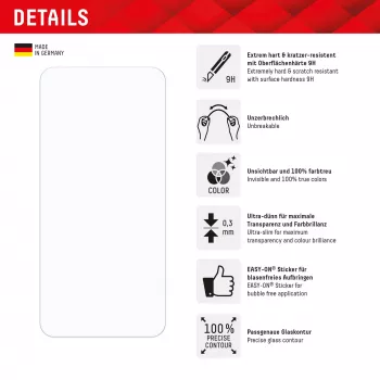 Smart Glass Displex (9H) για Samsung Galaxy A36/A56, αυτοκόλλητο τοποθέτησης, άθραυστο