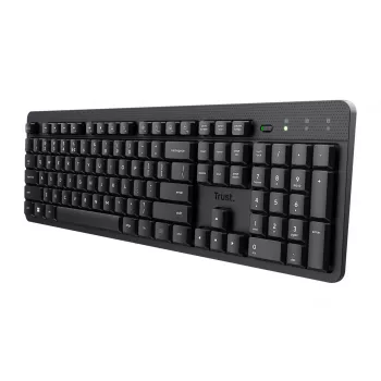 Πληκτρολόγιο Trust Ody II Γραφείου RF Ασύρματο QWERTZ Γερμανικό Μαύρο
