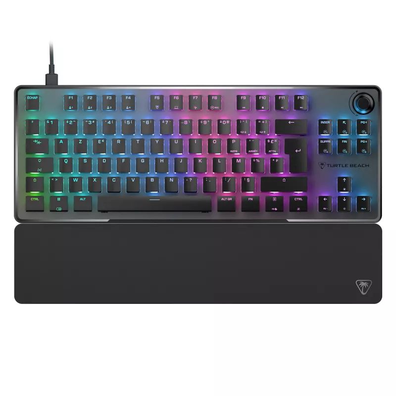 Turtle Beach Vulcan II TKL Pro Πληκτρολόγιο Gaming USB AZERTY Γερμανικό Μαύρο