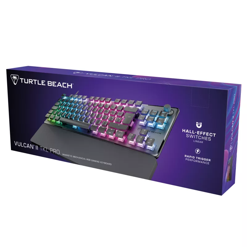 Turtle Beach Vulcan II TKL Pro Πληκτρολόγιο Gaming USB AZERTY Γερμανικό Μαύρο