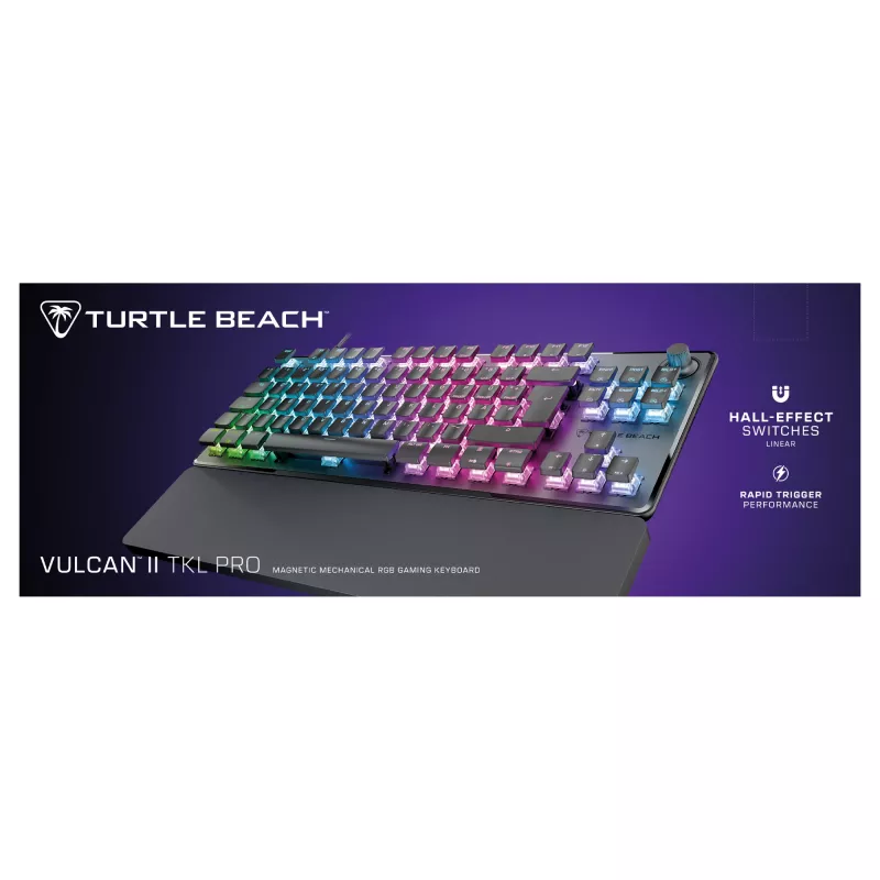 Turtle Beach Vulcan II TKL Pro Πληκτρολόγιο Gaming USB AZERTY Γερμανικό Μαύρο