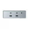 HyperDrive GEN2 HDG215-EUZ σταθμός σύνδεσης USB-C 15-in-1, 2x HDMI, 2x DisplayPort, 100W Power Delivery, ασημί
